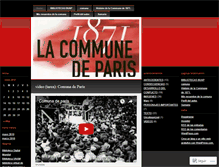 Tablet Screenshot of comunadeparis1871.wordpress.com