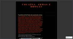 Desktop Screenshot of cocainaarmasedrogas.wordpress.com