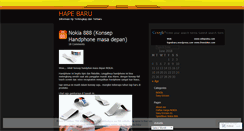 Desktop Screenshot of hapebaru.wordpress.com
