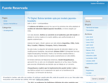 Tablet Screenshot of fuentereservada.wordpress.com