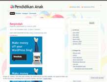 Tablet Screenshot of pendidikanawal.wordpress.com