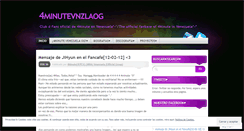 Desktop Screenshot of 4minutevnzlaog.wordpress.com