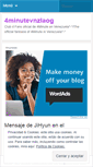 Mobile Screenshot of 4minutevnzlaog.wordpress.com