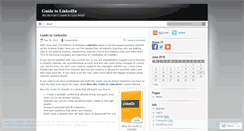 Desktop Screenshot of guidetolinkedin.wordpress.com