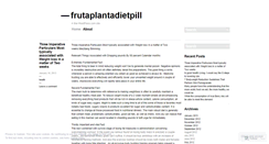 Desktop Screenshot of frutaplantadietpill.wordpress.com