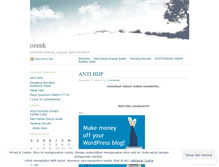 Tablet Screenshot of ozenk.wordpress.com