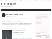 Tablet Screenshot of alenaslife.wordpress.com