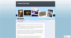 Desktop Screenshot of creation2christ.wordpress.com