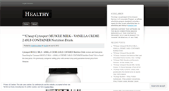 Desktop Screenshot of healthymu.wordpress.com