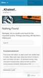 Mobile Screenshot of khaleef.wordpress.com
