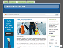 Tablet Screenshot of cordovamarquezspa.wordpress.com