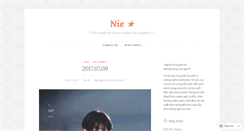 Desktop Screenshot of niebee.wordpress.com