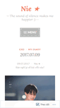 Mobile Screenshot of niebee.wordpress.com