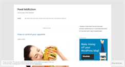 Desktop Screenshot of foodaddictions.wordpress.com