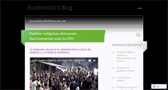 Desktop Screenshot of anabertotti.wordpress.com