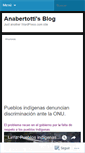 Mobile Screenshot of anabertotti.wordpress.com