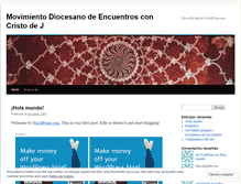 Tablet Screenshot of encuentrosdcm.wordpress.com