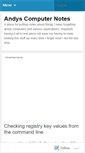 Mobile Screenshot of andyscomputernotes.wordpress.com