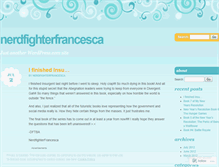 Tablet Screenshot of nerdfighterfrancesca.wordpress.com