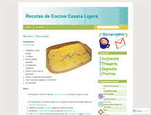 Tablet Screenshot of blogrecetas.wordpress.com