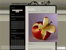 Tablet Screenshot of mistique12.wordpress.com
