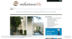 Desktop Screenshot of industriouslily.wordpress.com