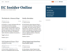 Tablet Screenshot of ecinsider.wordpress.com