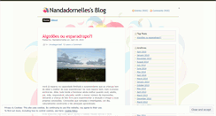 Desktop Screenshot of nandadornelles.wordpress.com