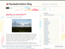 Tablet Screenshot of nandadornelles.wordpress.com