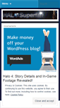 Mobile Screenshot of halosuperfan.wordpress.com
