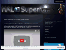 Tablet Screenshot of halosuperfan.wordpress.com