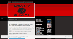 Desktop Screenshot of monsteracademy.wordpress.com