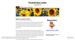 Desktop Screenshot of prodottitipiciumbria.wordpress.com