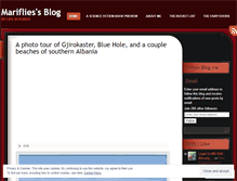 Tablet Screenshot of mariflies.wordpress.com