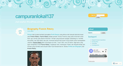 Desktop Screenshot of campuranlokal137.wordpress.com