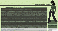 Desktop Screenshot of hannakolumna.wordpress.com