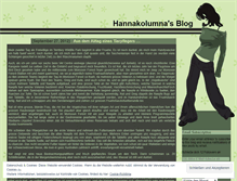 Tablet Screenshot of hannakolumna.wordpress.com