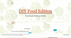 Desktop Screenshot of diyfoodedition.wordpress.com