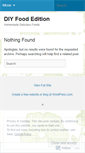 Mobile Screenshot of diyfoodedition.wordpress.com