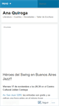 Mobile Screenshot of anayquiroga.wordpress.com