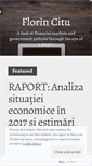 Mobile Screenshot of florincitu.wordpress.com