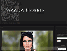 Tablet Screenshot of magdahobble.wordpress.com