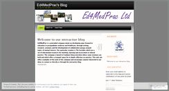 Desktop Screenshot of ed4medprac.wordpress.com