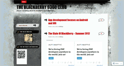 Desktop Screenshot of bb9360club.wordpress.com