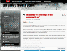 Tablet Screenshot of elkgrovetoyotascion.wordpress.com