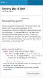 Mobile Screenshot of groovybargrill.wordpress.com