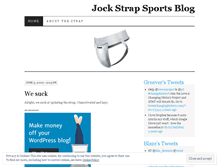 Tablet Screenshot of jockstrapsports.wordpress.com