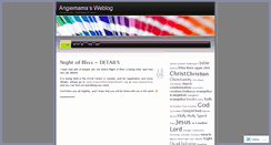 Desktop Screenshot of angiemama.wordpress.com