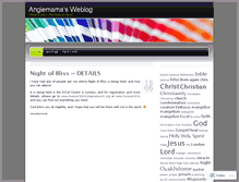 Tablet Screenshot of angiemama.wordpress.com