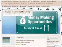 Tablet Screenshot of 101networkmarketing.wordpress.com